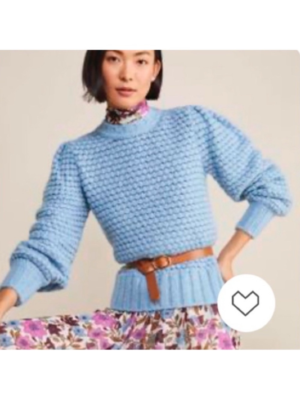Vineyard Vines periwinkle Bubble Knit Crewneck Sweater - Picture 6 of 6